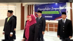 kegiatan Pengangkatan Sumpah Anggota Majelis Pembina dan Pengawas Wilayah (MPPW) serta Majelis Pembina dan Pengawas Daerah (MPPD) se-Sumatera Barat, Kamis (12/2/2026). (Foto ist)