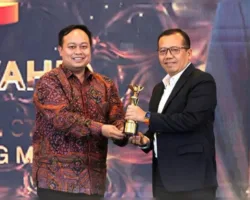 Kementerian ATR/BPN Terima Penghargaan dari INDOPOSCO atas Diseminasi Strategi Komunikasi yang Paling Masif