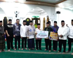 TSR Pemko Kunjungi Masjid Taqwa Muhammadiyah, Salurkan Bantuan Rp40 Juta