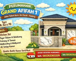 Hunian Modern di Air Pacah, Grand Afifah 1 Tawarkan Rumah Nyaman dengan Bonus Lengkap