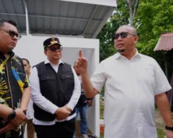 28 Unit Huntara di Guguak Malalo Siap Ditempati, Andre Rosiade Tinjau Lokasi Bersama Wabup