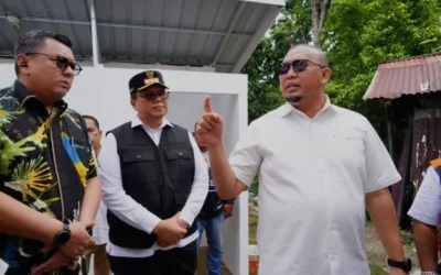 28 Unit Huntara di Guguak Malalo Siap Ditempati, Andre Rosiade Tinjau Lokasi Bersama Wabup