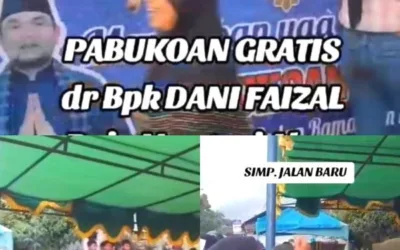 Menyulam Kepedulian di Bulan Berkah, Dani Faizal Konsisten Berbagi Pabukoan untuk Warga