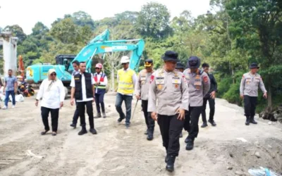 Korps Brimob Polri Pastikan Dukungan Pengamanan Rehab Rekon Jembatan Kembar