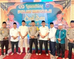 Polres Pasbar Luncurkan “Polisi Mengaji: One Day One Khatam Al Qur’an”, Pemda Sampaikan Apresiasi