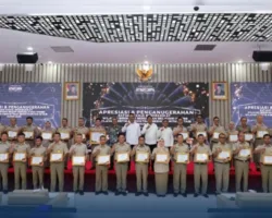 Satker Kementerian ATR/BPN Meraih 1 Predikat WBBM dan 31 Predikat WTAB