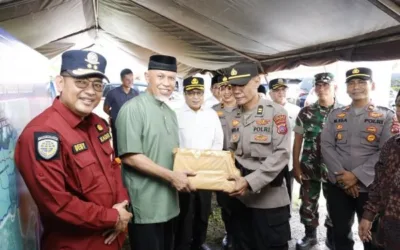 Tinjau Posko Mudik di Dharmasraya, Gubernur Mahyeldi Tekankan Keselamatan dan Kenyamanan Pemudik