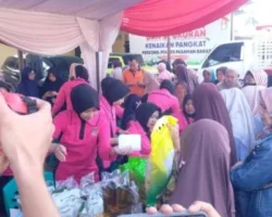 Polres Pasaman Barat Gelar Pasar Pangan Murah