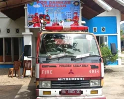 Satpol PP dan Damkar Pesisir Selatan Buka Pos Pemadam Baru di Kecamatan Koto XI Tarusan