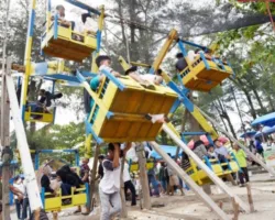 Lebaran Makin Semarak, Buayan Kaliang Permainan Tradisional Pariaman Disukai Masyarakat