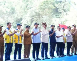 Ground Breaking Dilaksanakan, Sabo Dam Resmi Mulai Dibangun di Wilayah Tanah Datar