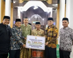 Safari Ramadhan di Masjid Al Ikhlas Desa Cubadak Air Selatan, Sekdako Afrizal Azhar Paparkan Progul Pariaman Risalah