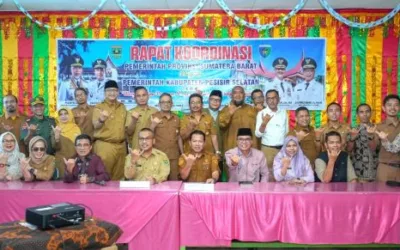 Rakor di Pesisir Selatan, Sekdaprov Sumbar Dorong Hilirisasi Produk Unggulan Daerah