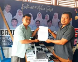 Ambil Formulir Pilwana, Riko Putra Sumbari Siap Dorong Koto Dalam Selatan jadi Nagari Mandiri
