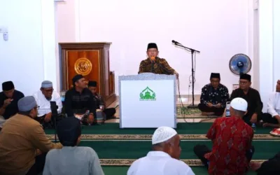 TSR Pemko Kunjungi Masjid Darul Hikmah, Zulmaeta: Tingkatkan Amal Ibadah, Salah Satunya Melalui Sedekah