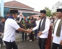 Wagub Vasko Ruseimy Letakkan Batu Pertama Pembangunan Masjid Manba’ul ‘Ulum MAN 1