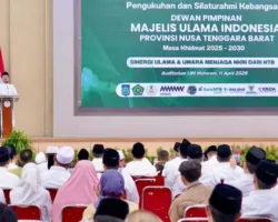 Hadiri Pengukuhan MUI NTB, Menteri Nusron Tekankan Pentingnya Kebermanfaatan dalam Pengabdian