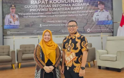 Rakor Reforma Agraria Sumbar 2026 Perkuat Sinergi Lintas Sektor
