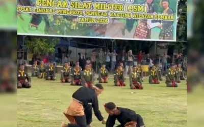 Pangdam XX/TIB Kukuhkan Pencak Silat Militer, Sinergi TNI–KONI Sumbar Didorong Sukseskan Porprov
