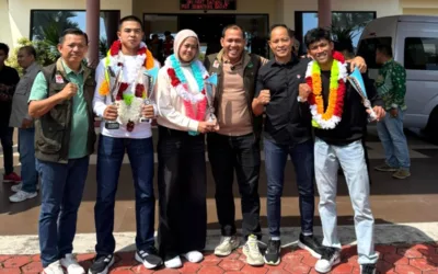 Tiga Pesilat Sumbar Sabet Medali di Belgia Open 2026, Disambut di Padang