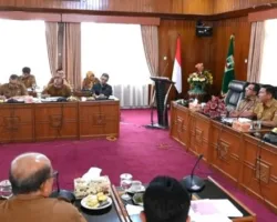 Rakor Penanganan Drainase Terkait Banjir di Kota Bukittinggi