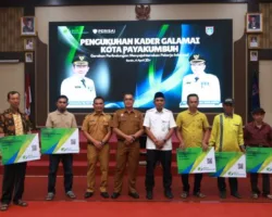 Pemko dan BPJS Ketenagakerjaan Kukuhkan 83 Kader GALAMAI Payakumbuh