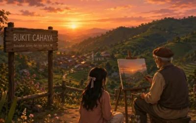 Senja di Bukit Cahaya