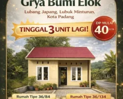 Tinggal 3 Unit, Rumah Subsidi Grya Bumi Elok Lubang Japang Makin Diserbu Pembeli