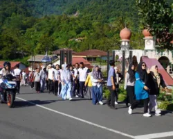 Wako Hendri Arnis Pimpin Jalan Sehat ASN, Tekankan Pentingnya Gaya Hidup Sehat