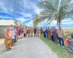 Wabup Risnaldi Tinjau Lokasi Kampung Nelayan Merah Putih