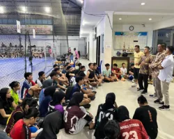 Ketua KONI Kota Padang Erianto buka Pelatda ABTI Padang, Berharap Bola Tangan Persembahkan Juara Umum Porprov