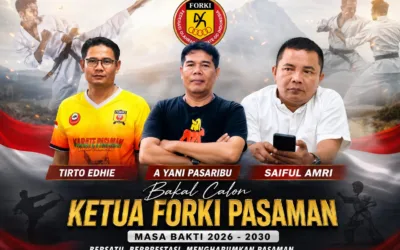 Jelang Dihelatnya Muscab FORKI Pasaman, Tiga Calon Ketua Resmi Mendaftar
