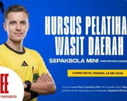 Kursus Wasit Sepakbola Mini KSMI Sumbar Diserbu Peminat, Kuota 100 Peserta Langsung Penuh
