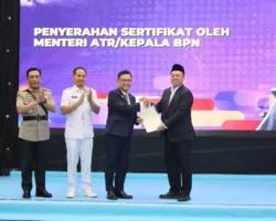 Serahkan Sertipikat Hak Pakai untuk Lemhannas RI, Menteri Nusron: Perkuat Kepastian Hukum Aset Negara