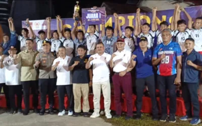 Padang Adios dan Surya Bakti Juara Voli Anak Nagari Cup 2026, Bidik Emas Porprov Sumbar