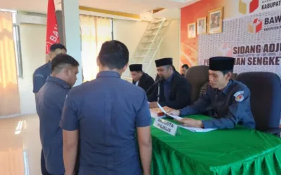 Mantapkan Pemahaman, Bawaslu Pesisir Selatan Gelar Simulasi Sidang Ajudikasi