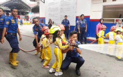 Mengenal “Pahlawan Api”, Siswa TK Belajar Proteksi Dini Kebakaran