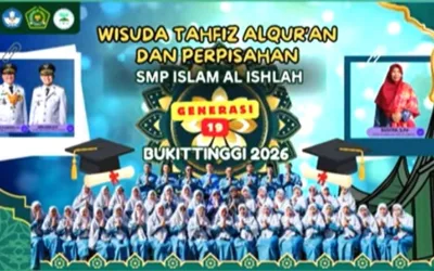 SMP Islam Al Ishlah Buktikan Generasi Qur’ani Bukan Sekadar Mimpi, 199 Penghafal Al-Qur’an Diwisuda
