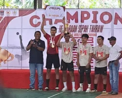 Kalahkan Kiau Padang Pariaman, Mawarango Payakumbuh Juarai Kejuaraan Sepaktakraw KONI Padang 2026