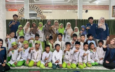 Mahasiswa Ilmu Komunikasi UNP Gelar Sosialisasi Literasi Digital Bagi Anak-anak