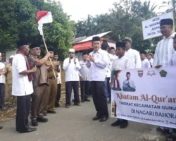 Dihadiri Bupati Yulianto, Khatam Al-Qur’an Gunung Tuleh Diikuti 400 Santri