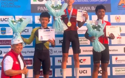 Balap Sepeda Sumbar Raih 1 Emas dan 2 Perak di Kejurnas ICF Pangandaran 2026