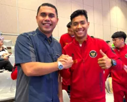 Sekum KONI Sumbar Dampingi Farhan Berlaga di Kejuaraan Karate Asia 2026