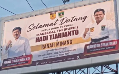 Ketum PB FORKI Hadi Tjahjanto Dijadwalkan Lantik Pengprov FORKI Sumbar Periode 2025–2029