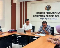Monev Data Bidang Tanah KW456, Kantah Pesisir Selatan Tingkatkan Akurasi Data Pertanahan