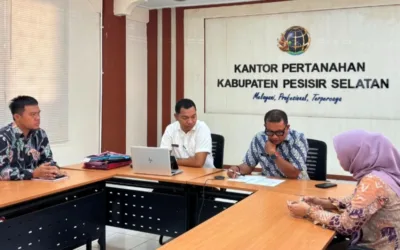 Monev Data Bidang Tanah KW456, Kantah Pesisir Selatan Tingkatkan Akurasi Data Pertanahan