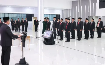Menteri ATR/BPN Lantik 130 Pejabat, Tekankan Pelayanan Adil dan Cepat bagi Masyarakat