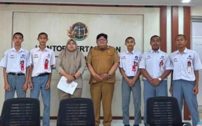 Kantor Pertanahan Pesisir Selatan Sambut Siswa PKL SMK Negeri 1 Bukittinggi
