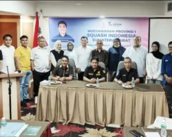 Yofialdi Terpilih Aklamasi Pimpin Squash Sumbar, Targetkan Kebangkitan dan Kembali ke PON