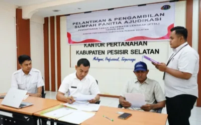 Pengambilan Sumpah Pemohon Sertipikat Hilang, Kantah Pessel Pastikan Kepastian Hukum Hak Atas Tanah